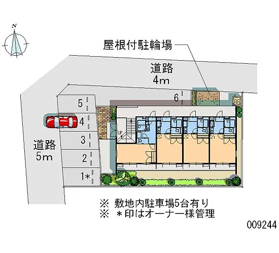 ★手数料０円★岡山市中区中井　月極駐車場（LP）